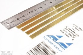 Messing Strip 6 mm x 0,6 mm