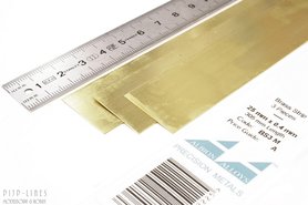 Messing Strip 25 mm x 0,4 mm