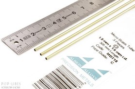 Micro Messing buis. 1.8mm x 0.1mm x 1.6mm