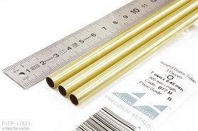 Messing buis 7.0mm x 0.45mm x 6.1mm Messing buis 7.0mm x 0.45mm x 6.1mm