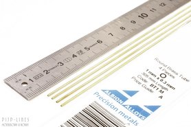 Messing buis. 1.0mm x 0.25mm x 0.5mm Messing buis. 1.0mm x 0.25mm x 0.5mm