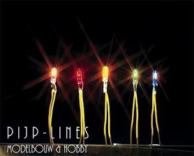 Mini Draadlampje Rood 12-16V 