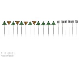 NL Snelheidsborden spoorwegen "N"