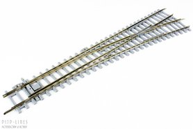 Wissel rechts met beton dwarsliggers 15° 239mm