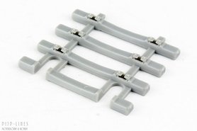 Dwarsliggers eindstuk voor beton flexrails 31mm