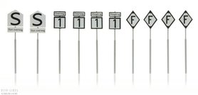 NS-borden waarschuwing overweg weegbrug