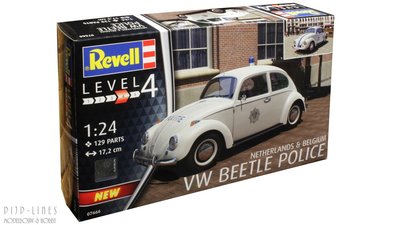 lexicon kleuring oor Revell 07666 VW Beetle Politie Nederland / België - Pijp-Lines Modelbouw &  Hobby